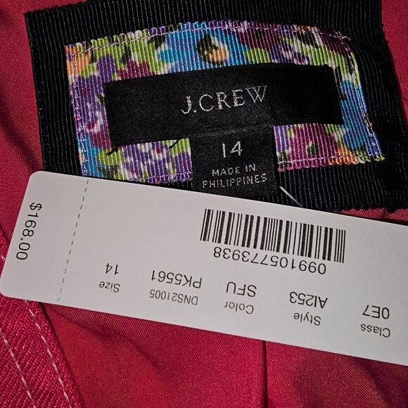 J. Crew Pink Tailored Blazer Structured Suit Jacket - Picture 3 of 4